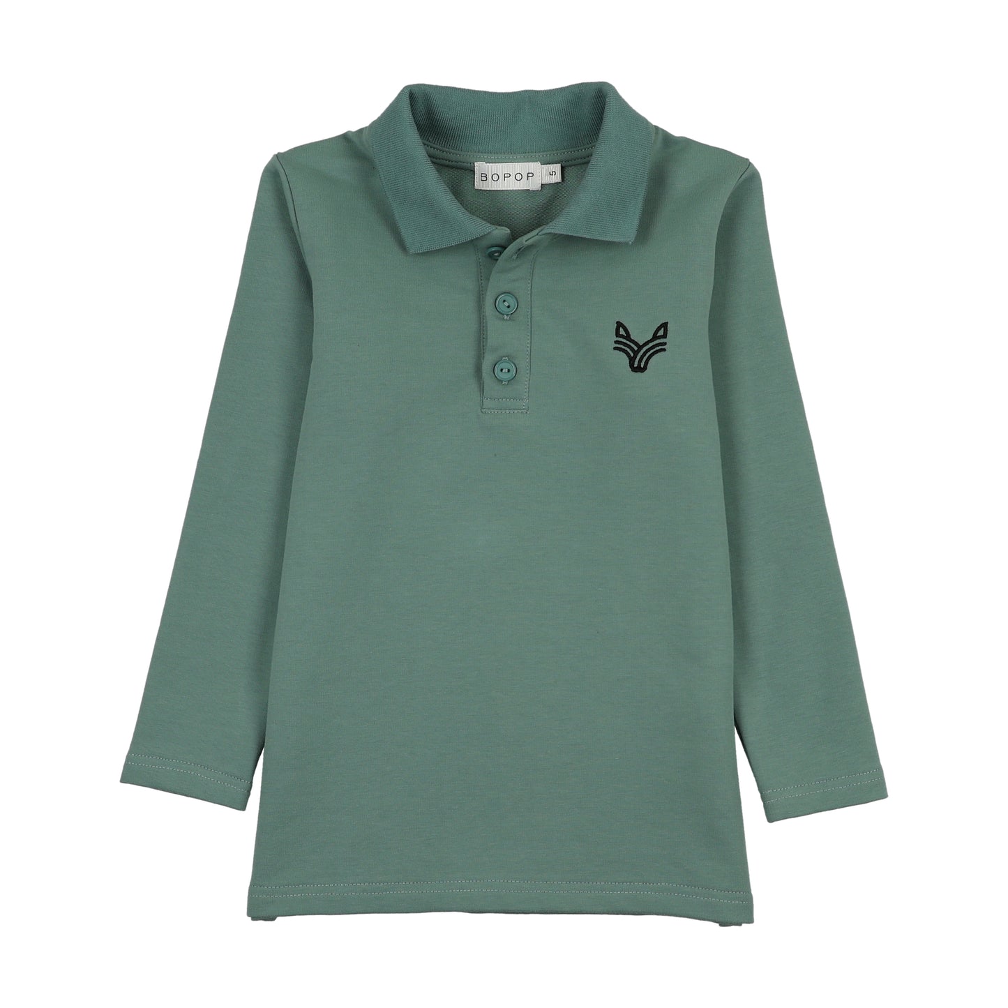 BOPOP BABY BLUE LICENSE PRINT POLO SHIRT