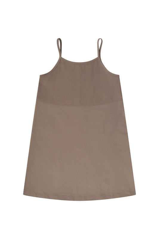 BOPOP TAUPE HERRINGBONE JUMPER