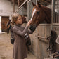 BOPOP TAUPE HERRINGBONE JUMPER