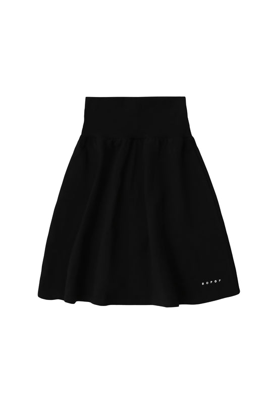BOPOP BLACK/METALLIC POCKET SKIRT