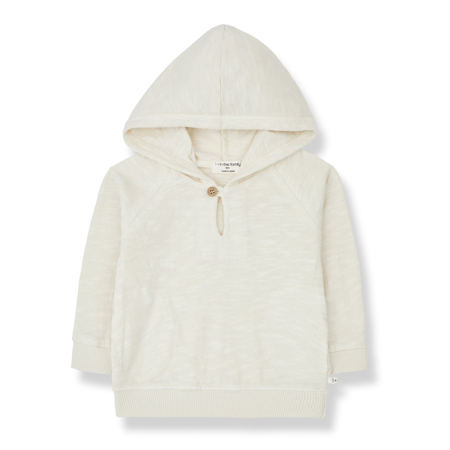 1 + IN THE FAMILY IVORY HOODED TEE [FINAL SALE]