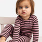 MARMAR COPENHAGEN BROWN/PINK STRIPE SET