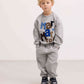 MARMAR COPENHAGEN GREY/BLUE STACKED LOGO SWEATSHIRT
