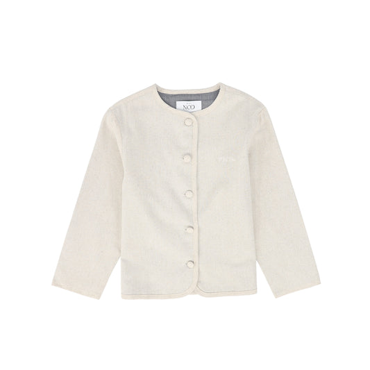 MINI NOD BEIGE LINEN BLAZER