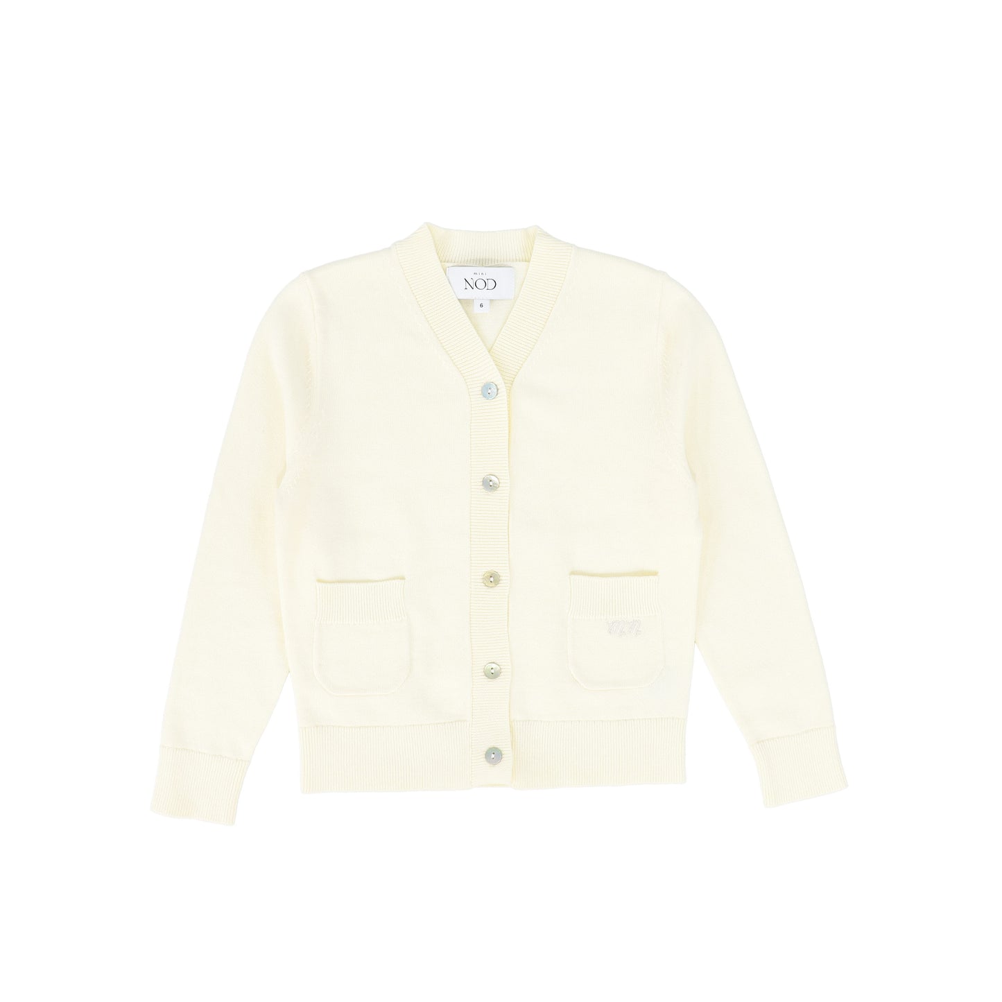 MINI NOD PALE YELLOW POCKET CARDIGAN [FINAL SALE]