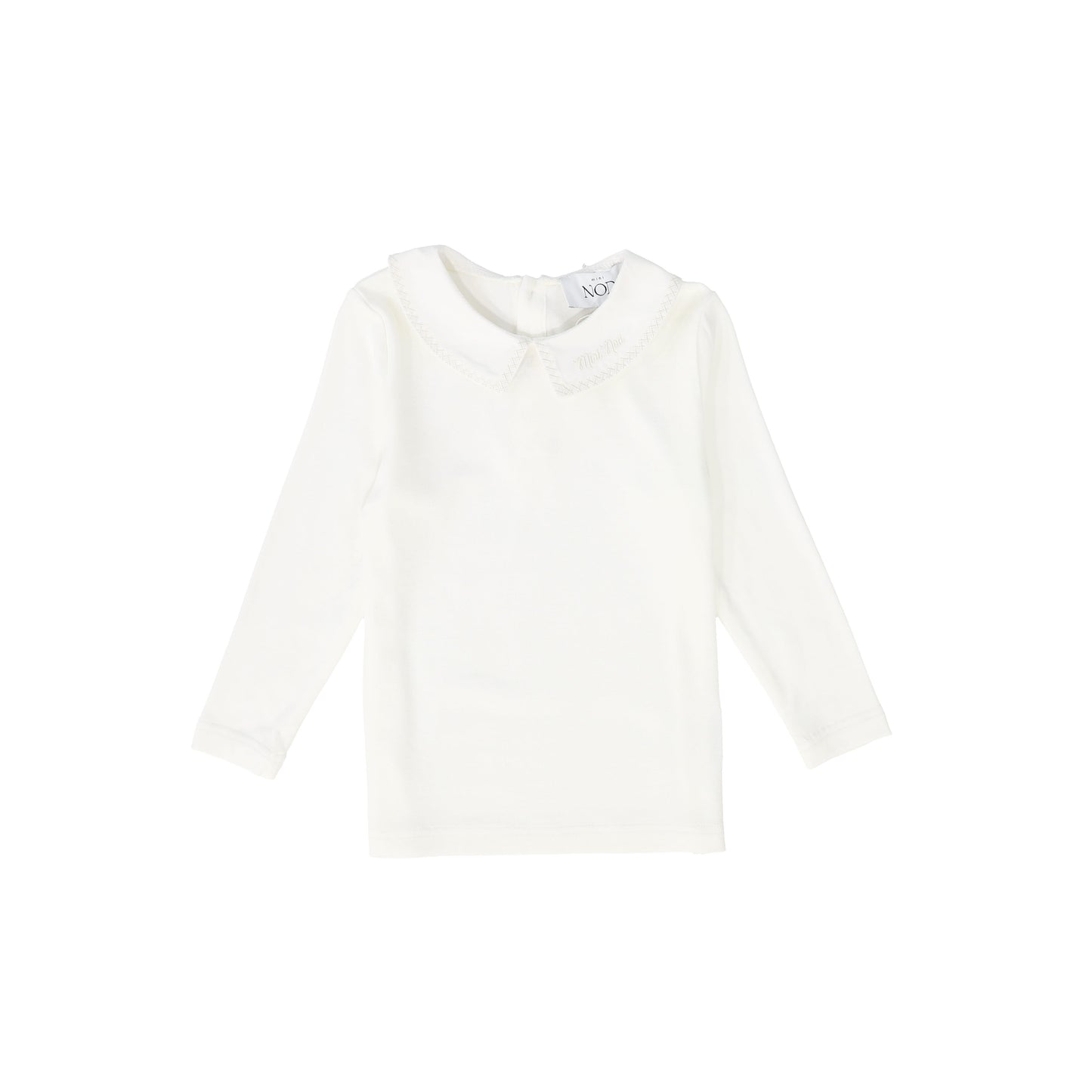 MINI NOD WHITE EMBROIDERED T-SHIRT