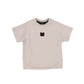 MINIKID BEIGE LOGO T-SHIRT