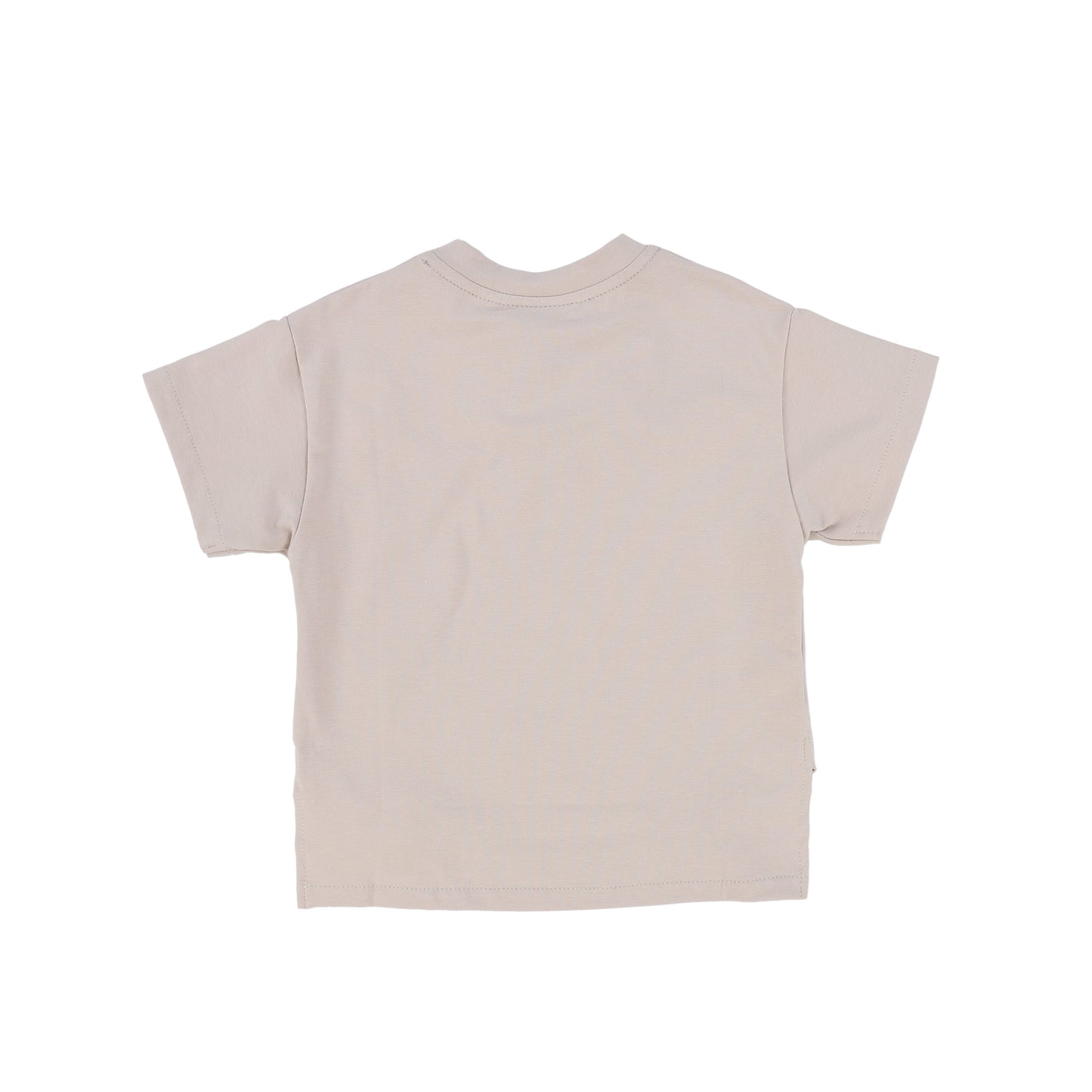 MINIKID BEIGE LOGO T-SHIRT