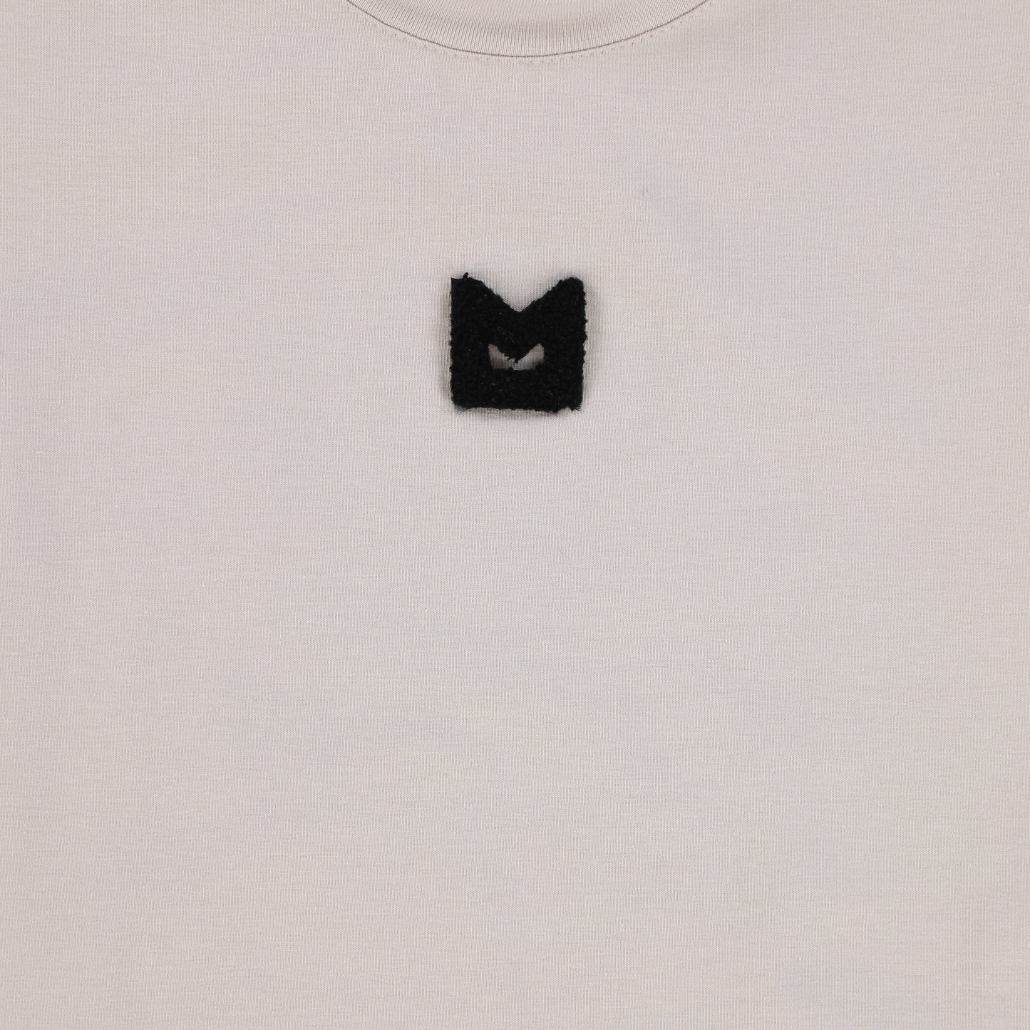 MINIKID BEIGE LOGO T-SHIRT