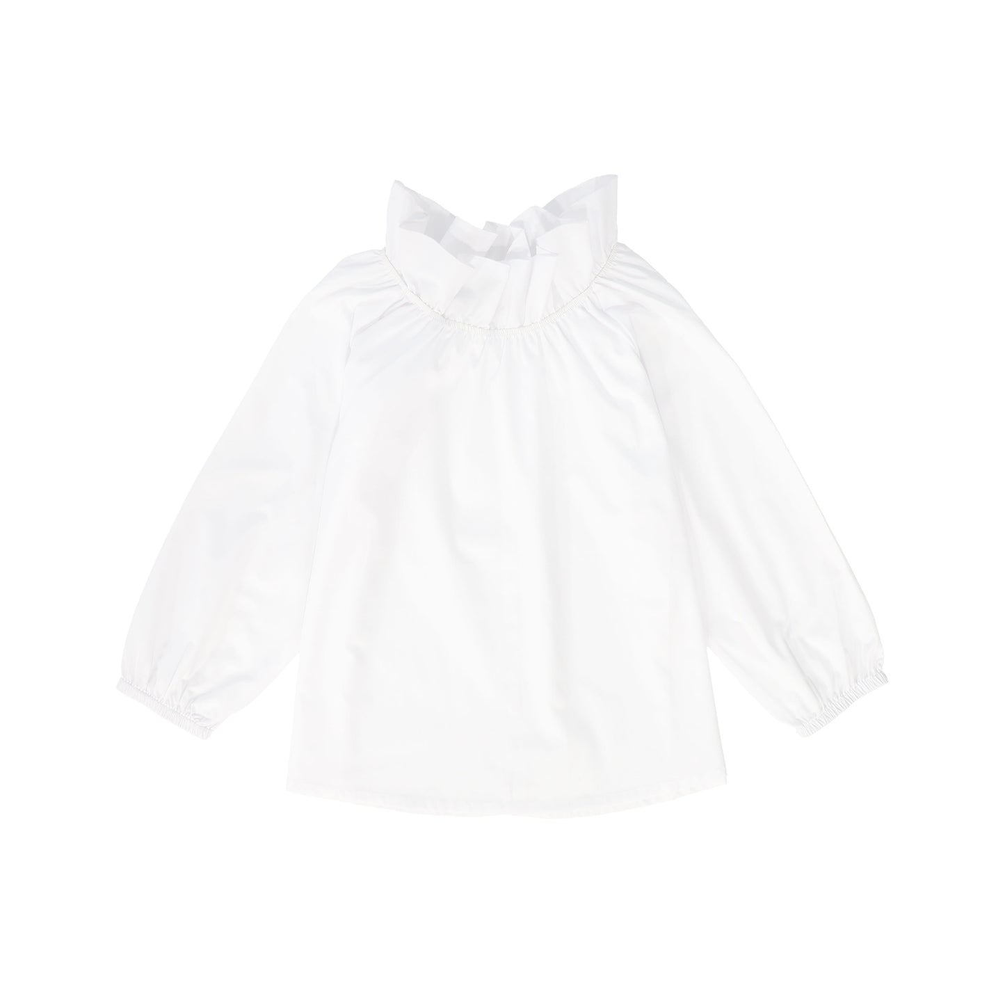 MINIMU WHITE RUFFLE COLLAR BLOUSE