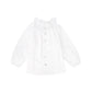 MINIMU WHITE RUFFLE COLLAR BLOUSE