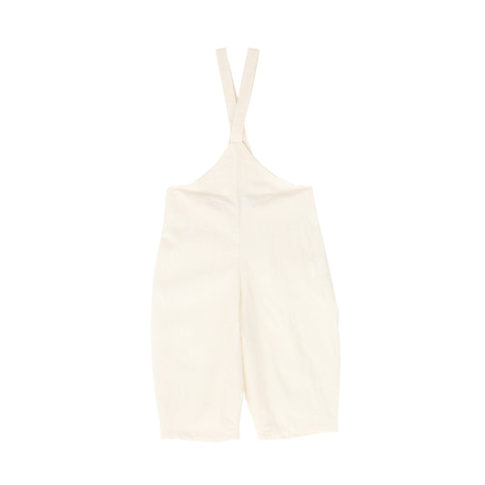 MINIMU IVORY SUSPENDER PANTS