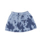 PIUPIUCHICK BLUE DENIM TIE DYE MINI SKIRT