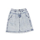 PIUPIUCHICK LIGHT BLUE DENIM WASH SKIRT