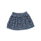 PIUPIUCHICK BLUE ANIMAL PRINT CORDUROY SKIRT