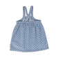PIUPIUCHICK BLUE DENIM HEART PRINT JUMPER