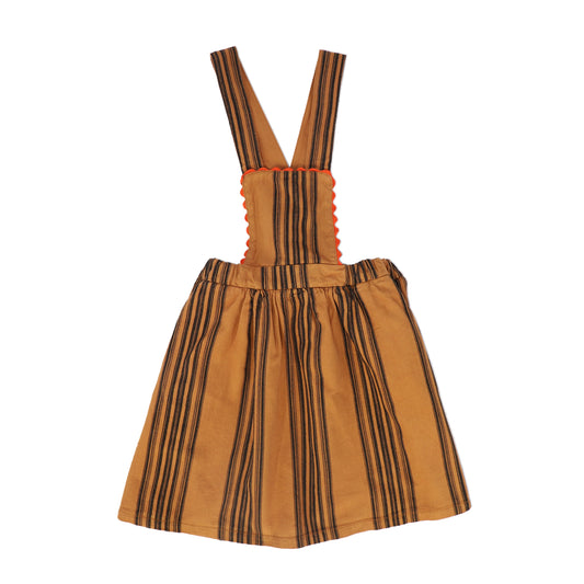 PIUPIUCHICK RUST/BLACK STRIPED JUMPER