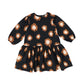 BE FOR ALL BROWN FLOWER PRINT DROP WAIST DRESS