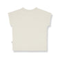 1 + IN THE FAMILY IVORY BUTTON SHOULDER SS TEE