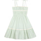 MIPOUNET MINT GREEN RUFFLE JUMPER [FINAL SALE]