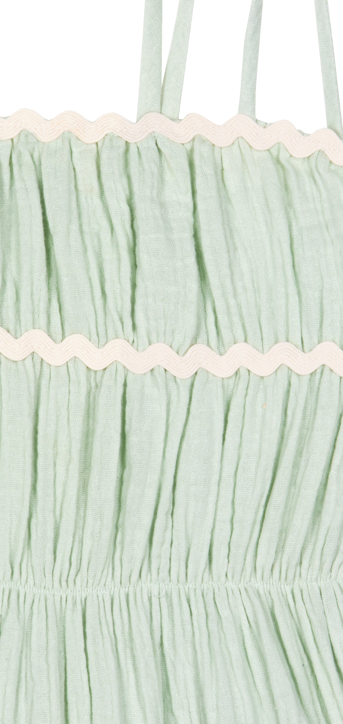 MIPOUNET MINT GREEN RUFFLE JUMPER [FINAL SALE]