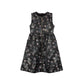 MADAME TI BLACK FLORAL ZIPPER JUMPER