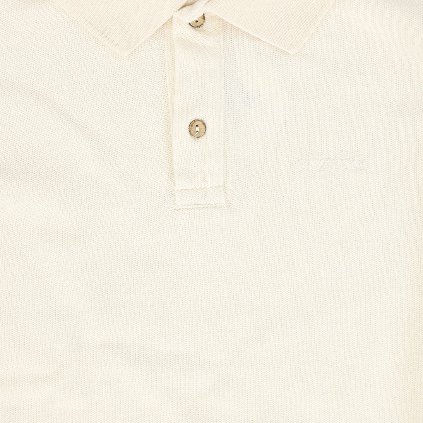 MY LITTE COZMO IVORY POLO SHIRT