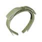 PROJECT 6 GREEN VELVET BOW HEADBAND [FINAL SALE]