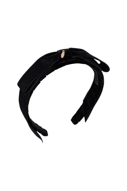 PROJECT 6 BLACK VELVET BOW HEADBAND [FINAL SALE]