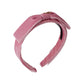 PROJECT 6 PINK VELVET BOW HEADBAND [FINAL SALE]