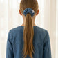 BOWBON BLUE DENIM SCRUNCHIE [FINAL SALE]