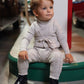 MOTU LIGHT GREY SPECKLED KNIT TURTLENECK SET