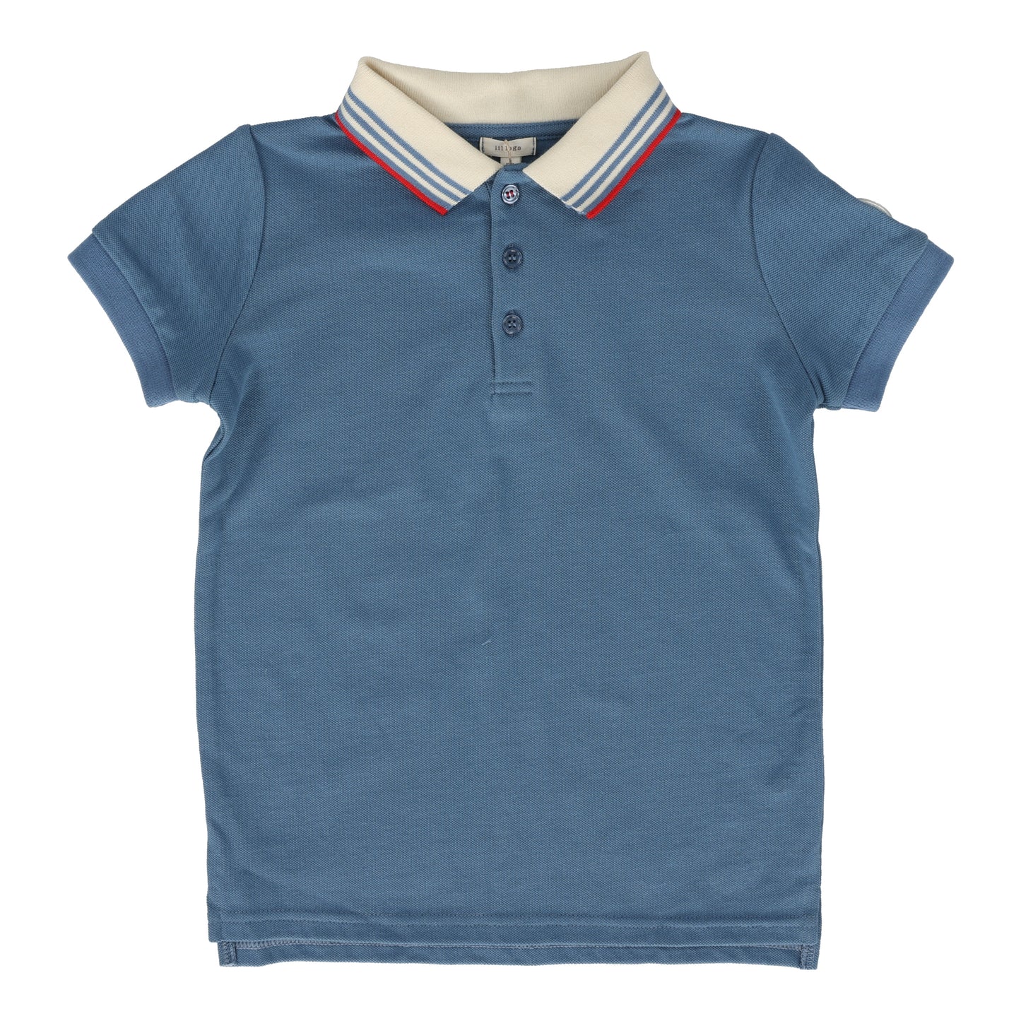 LIL LEGS BLUE STRIPE POLO