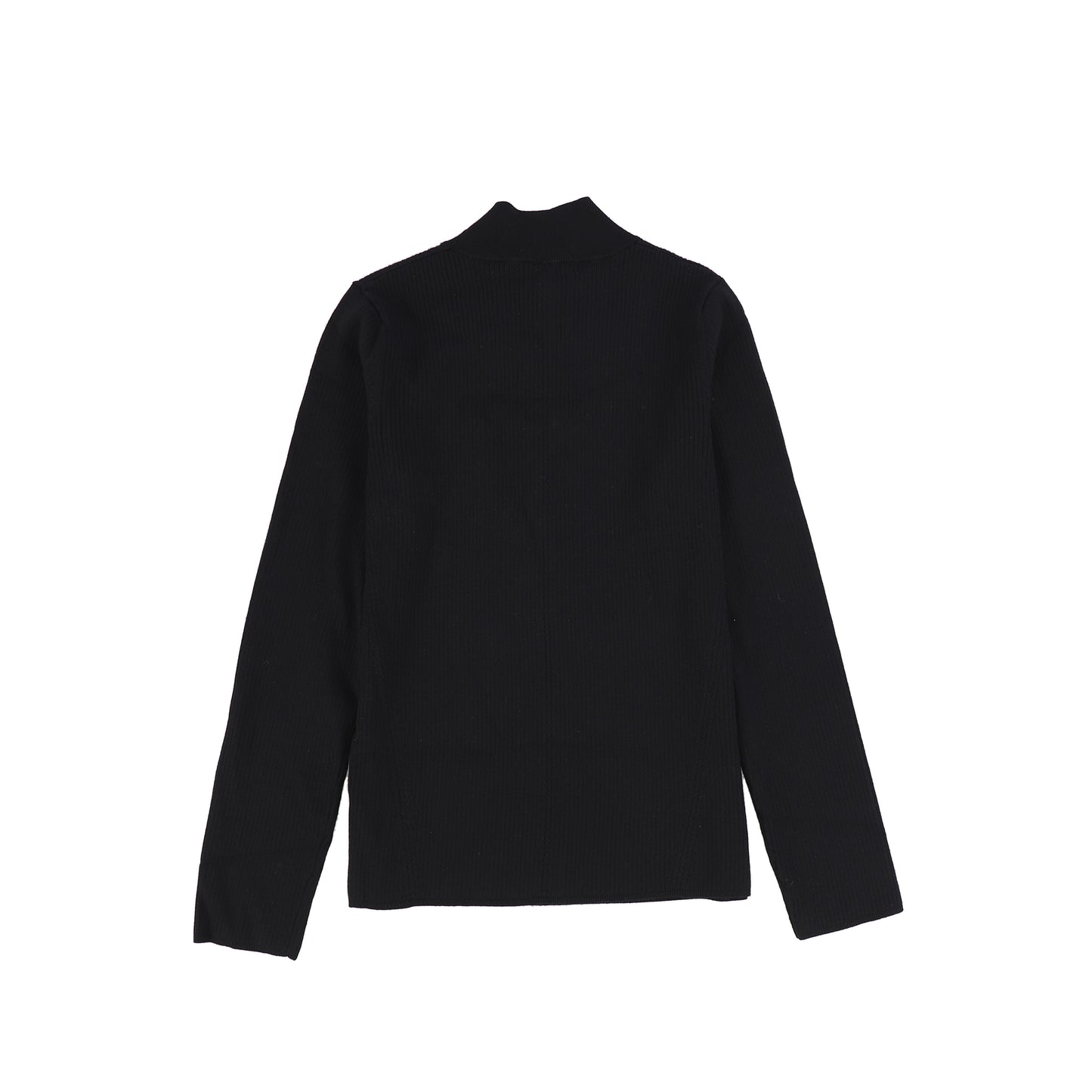 LANVIN BLACK LOGO KNIT SWEATER