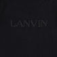 LANVIN BLACK LOGO KNIT SWEATER