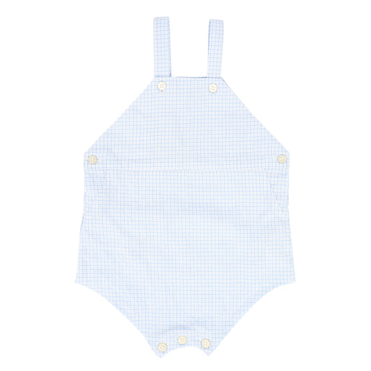 BELATI LIGHT BLUE CHECKED ROMPER