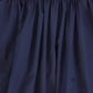 VALENTINA NAVY PLEATED MAXI CIRCLE SKIRT