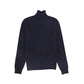 BAMBOO NAVY RUFFLE NECK SWEATER