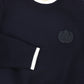LE BOURDON NAVY TRIM BORDER SWEATER