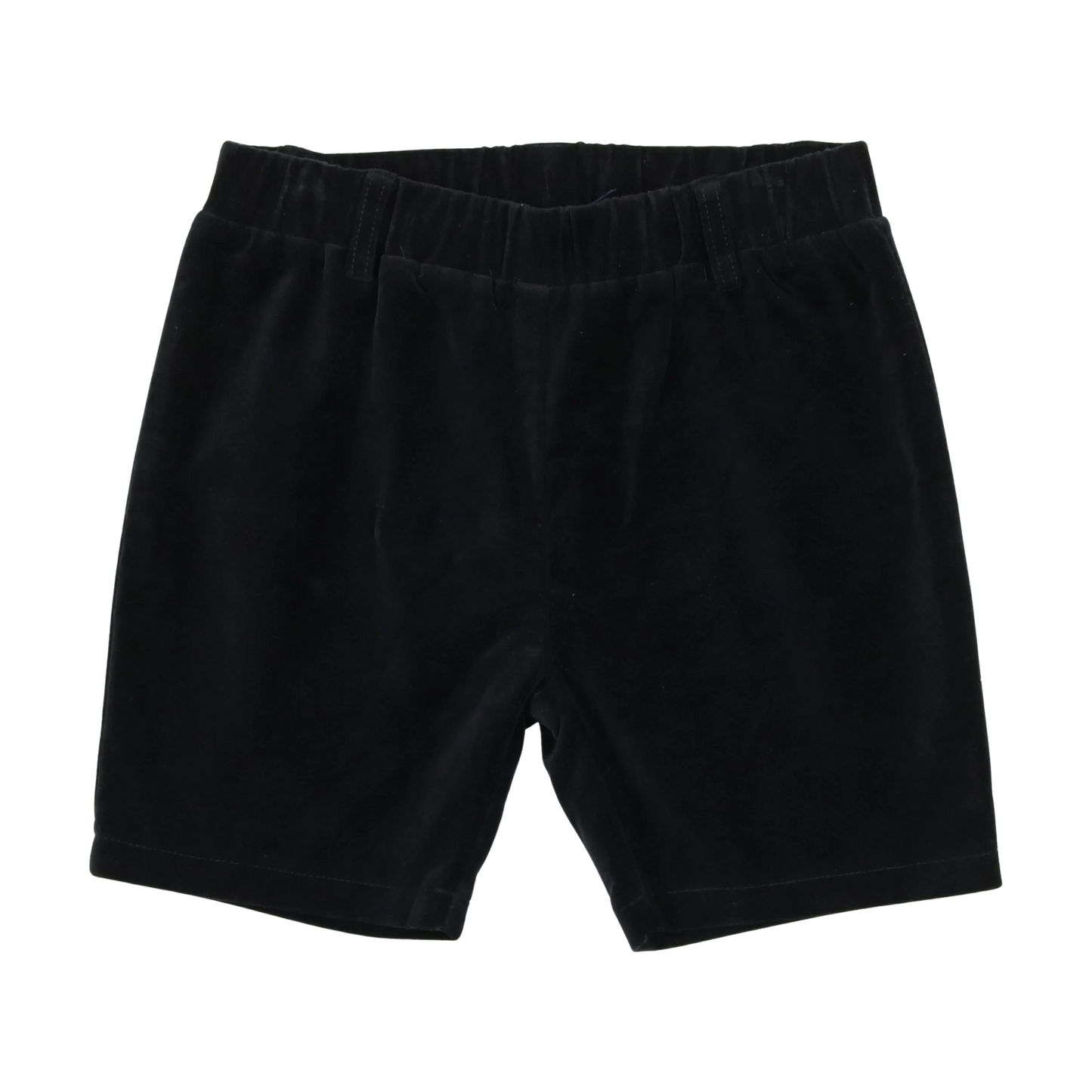 ANALOGIE NAVY VELVET SHORTS