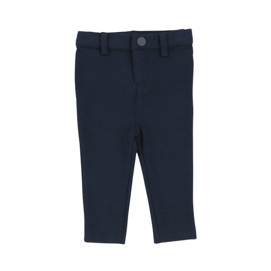 LIL LEGS DARK NAVY KNIT PANTS