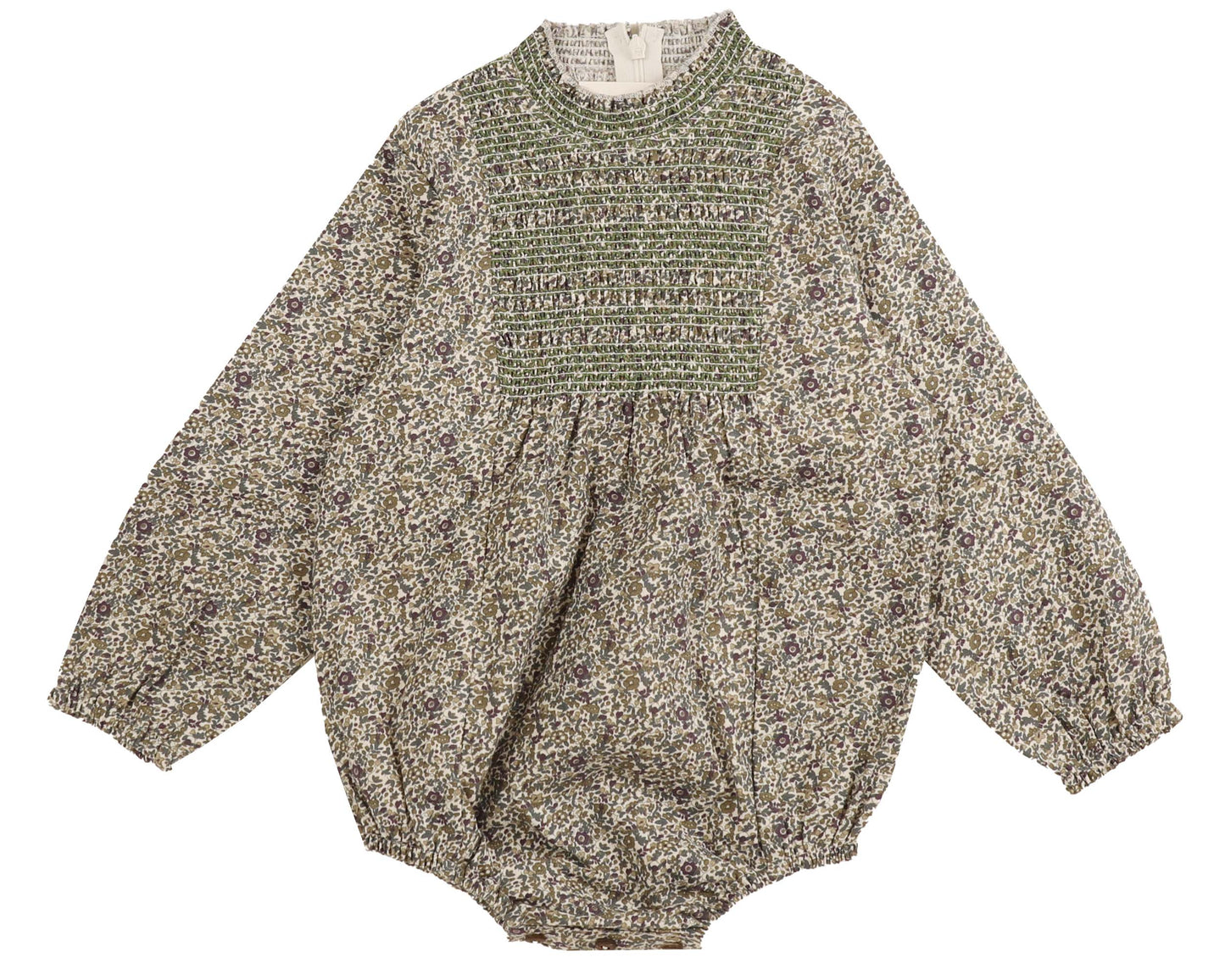 NOMA OLIVE SMOCKED ROMPER [Final Sale]