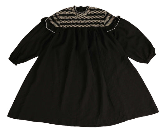 NOMA BLACK SMOCKED DRESS [Final Sale]