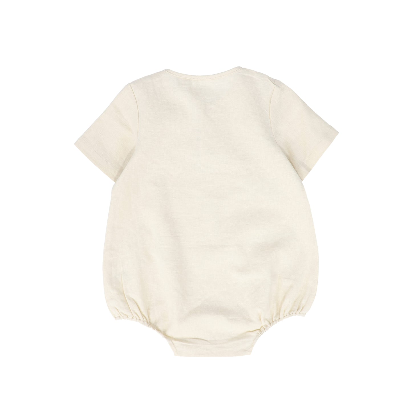 NORALEE NATURAL BUTTON ROMPER [FINAL SALE]