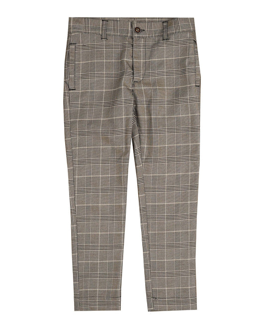 NOMA GREY PLAID PANTS