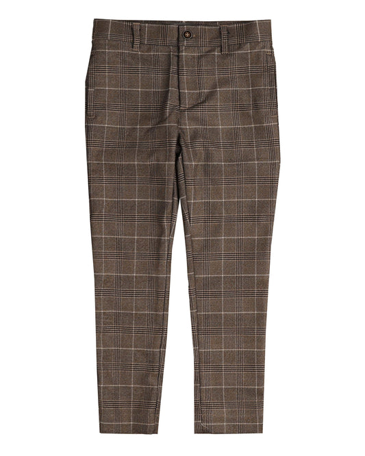 NOMA TAUPE PLAID PANTS