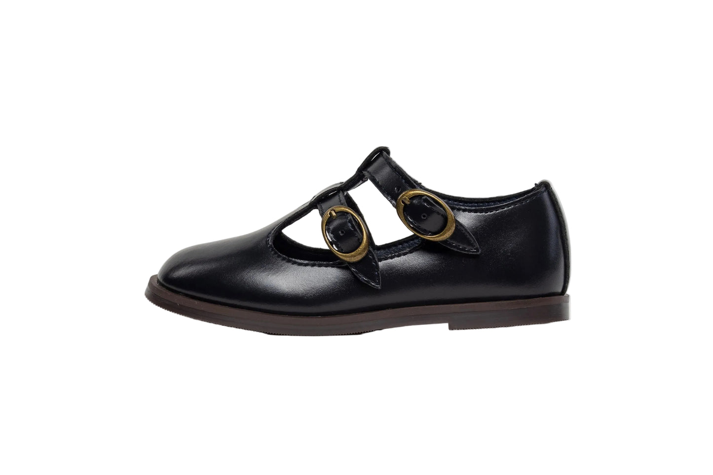 TANNERY & CO NAVY DOUBLE BUCKLE SHOE