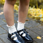 TANNERY & CO NAVY DOUBLE BUCKLE SHOE