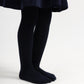PLEASE MOM NAVY RIBBED TIGHTS