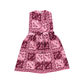 BEBE ORGANIC PINK BUTTERFLY PATCHWORK DRESS